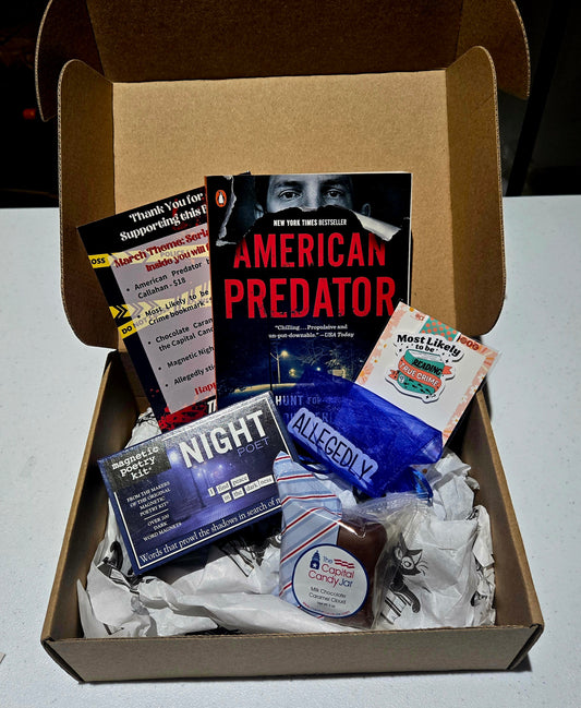 Serial Killer True Crime 1-time Book Box