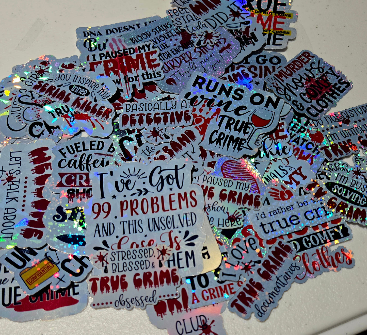 True Crime Sticker Club Subscription