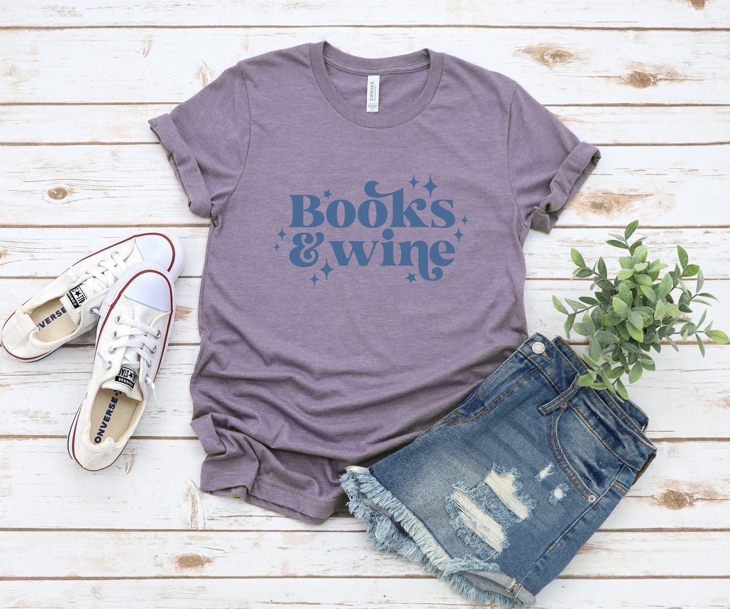 Books and Wine Reader T-shirt
