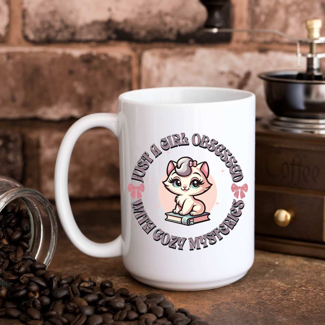 "Just a Girl Obsessed with Cozy Mysteries" Mug