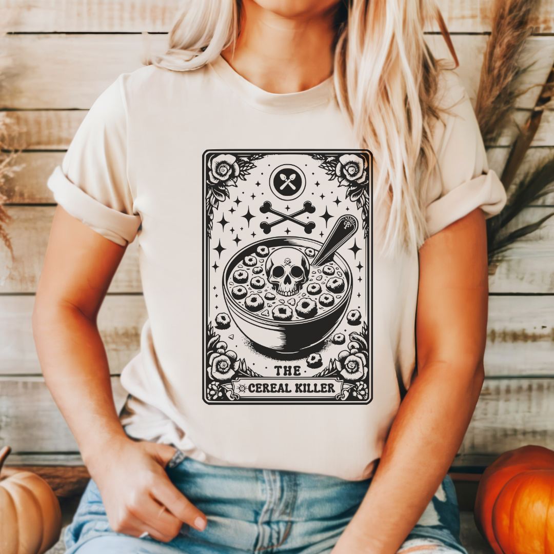 Cereal Killer Tarot Card T-shirt