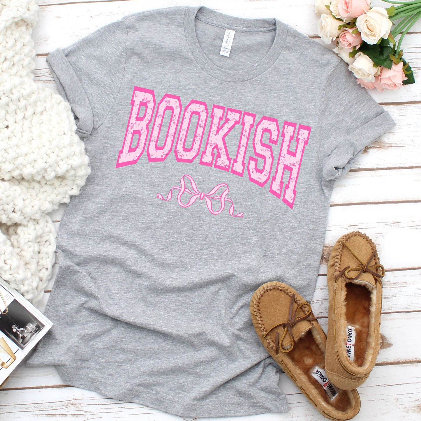 Bookish T-shirt with Bow