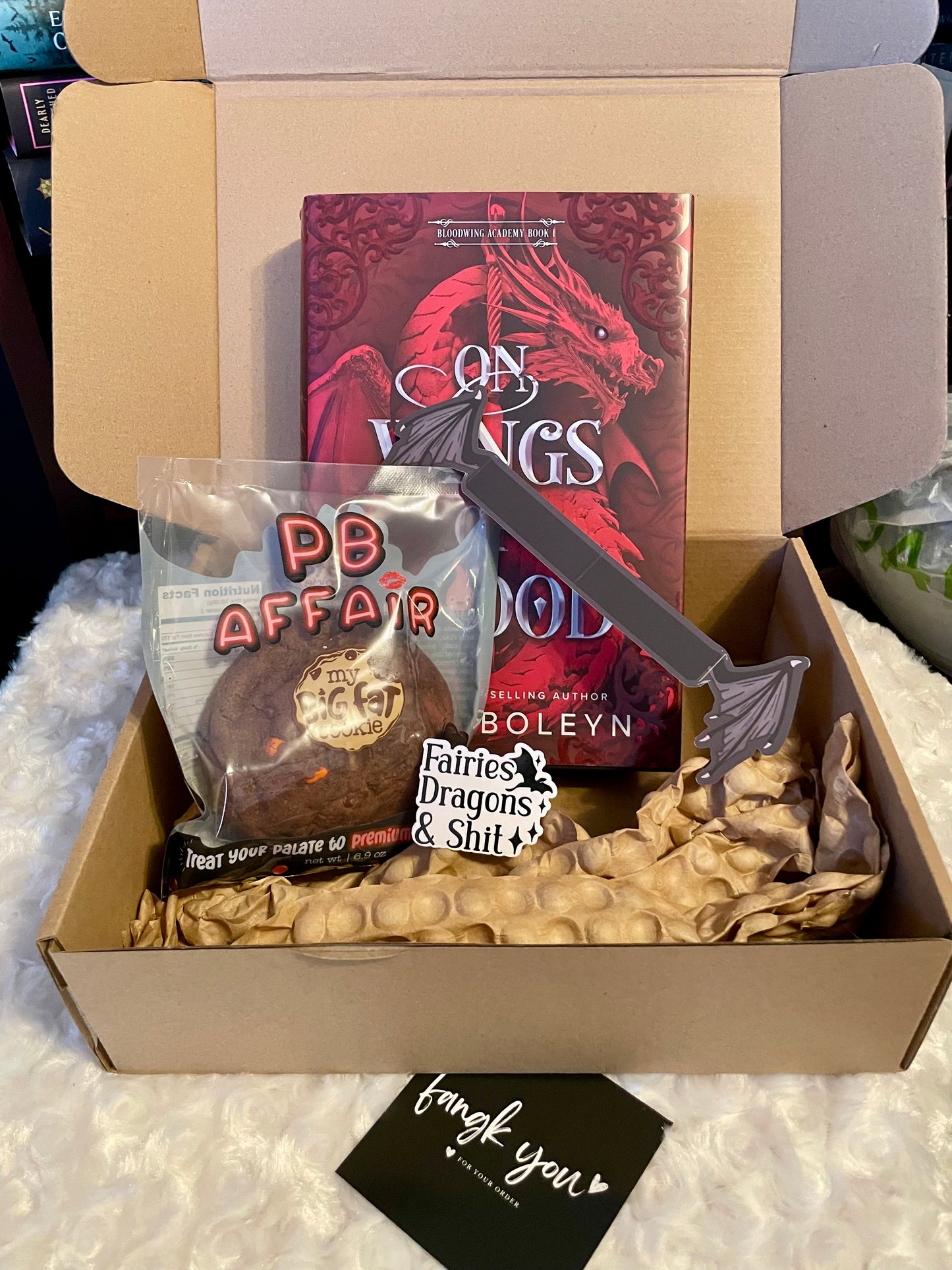 The ON WINGS OF BLOOD Paranormal Romance BOOK BOX