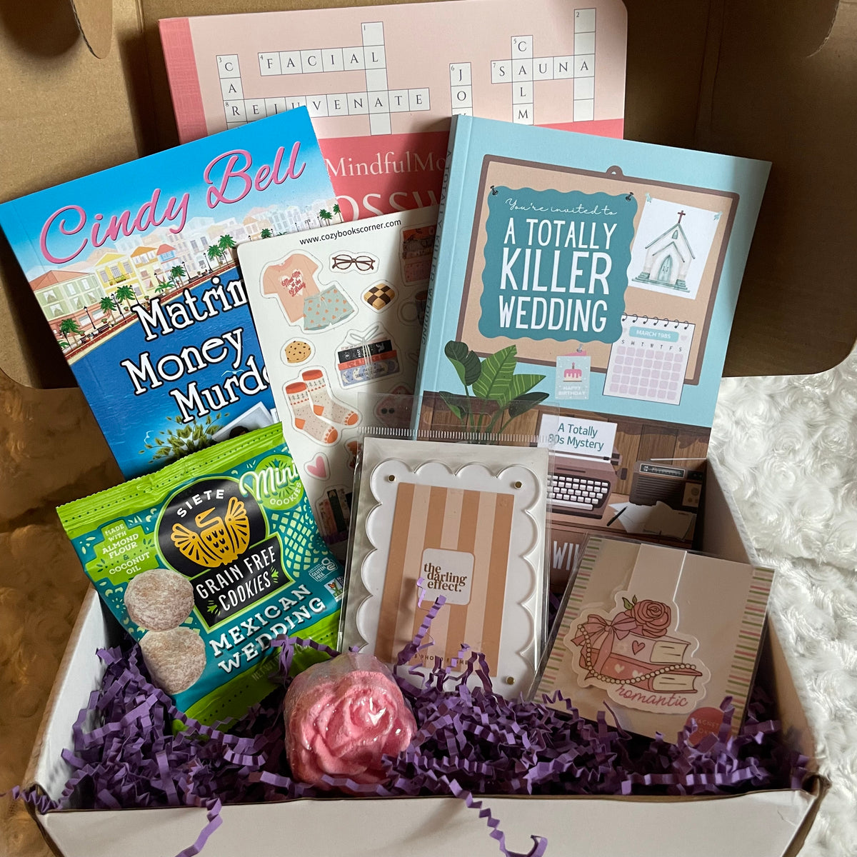Cozy Mystery Marrying & Burying 1-time Book Box