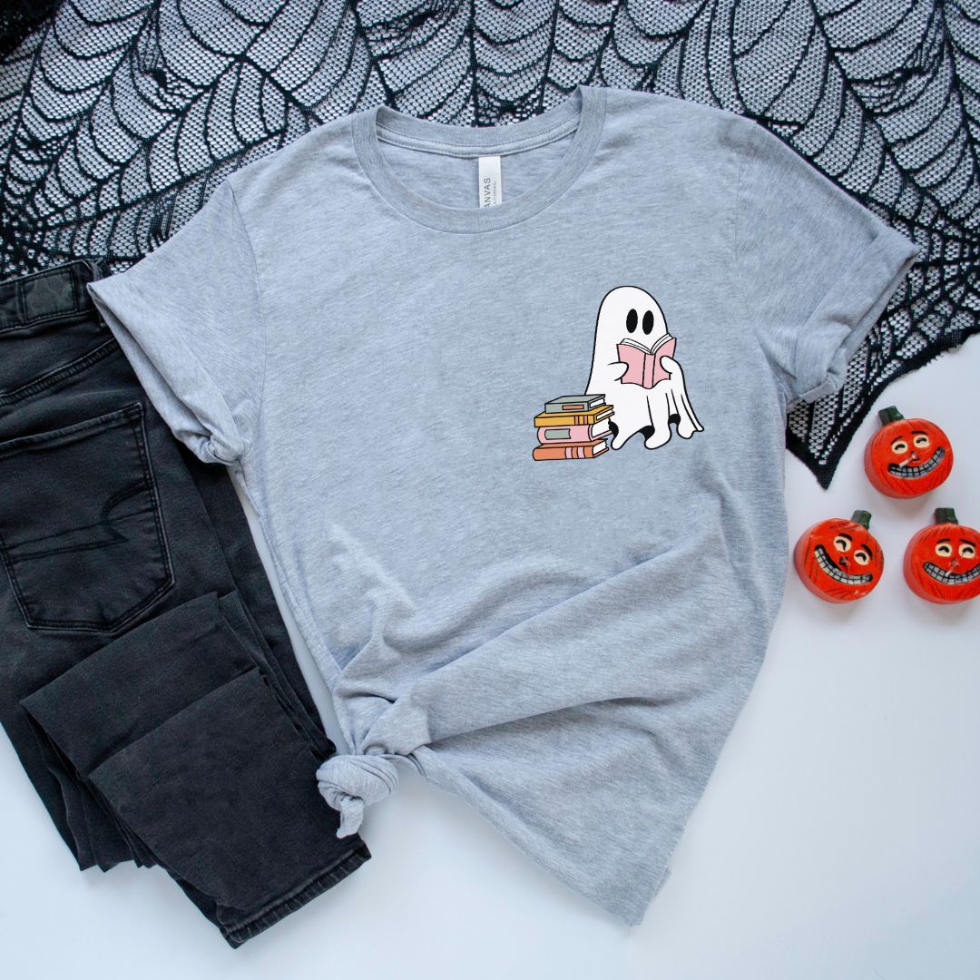 Ghost Fall Readers' Bookshelf T-shirt