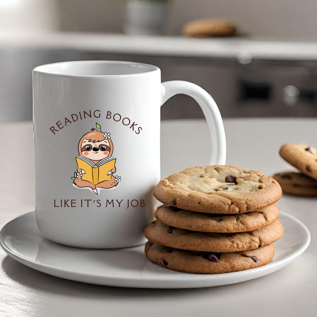 Reading Books Like It's My Job - Mug for Book Lovers