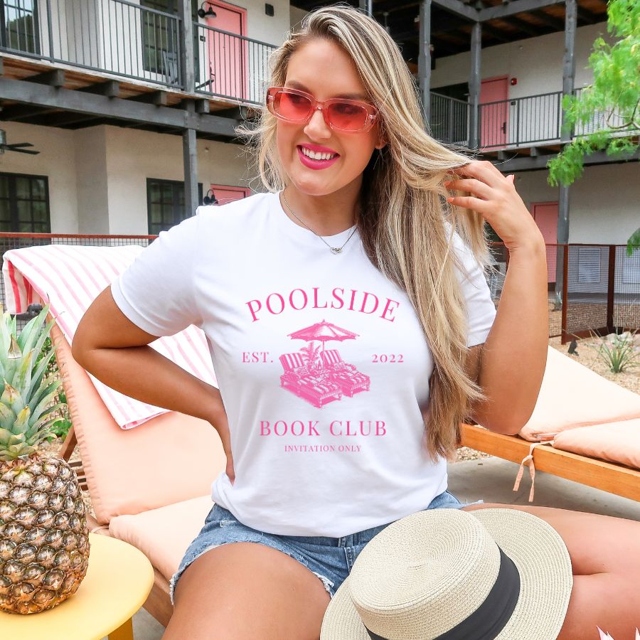 Poolside Book Club T-shirt