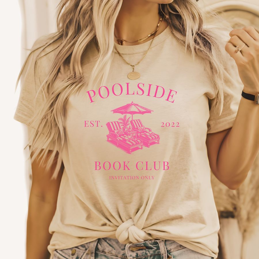 Poolside Book Club T-shirt