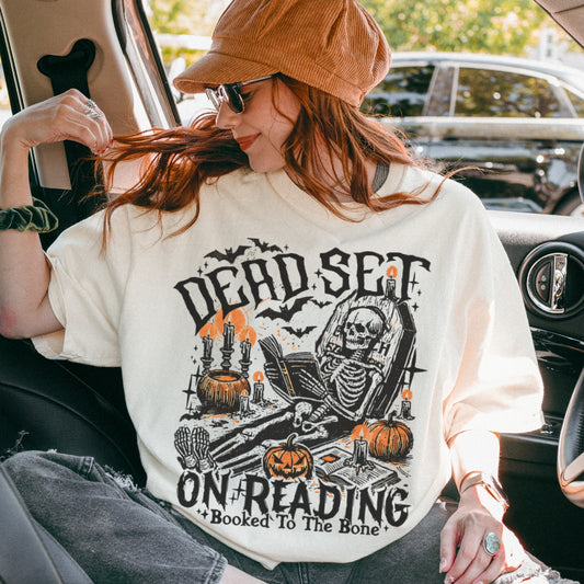 Dead Set on Reading Comfort Colors T-shirt