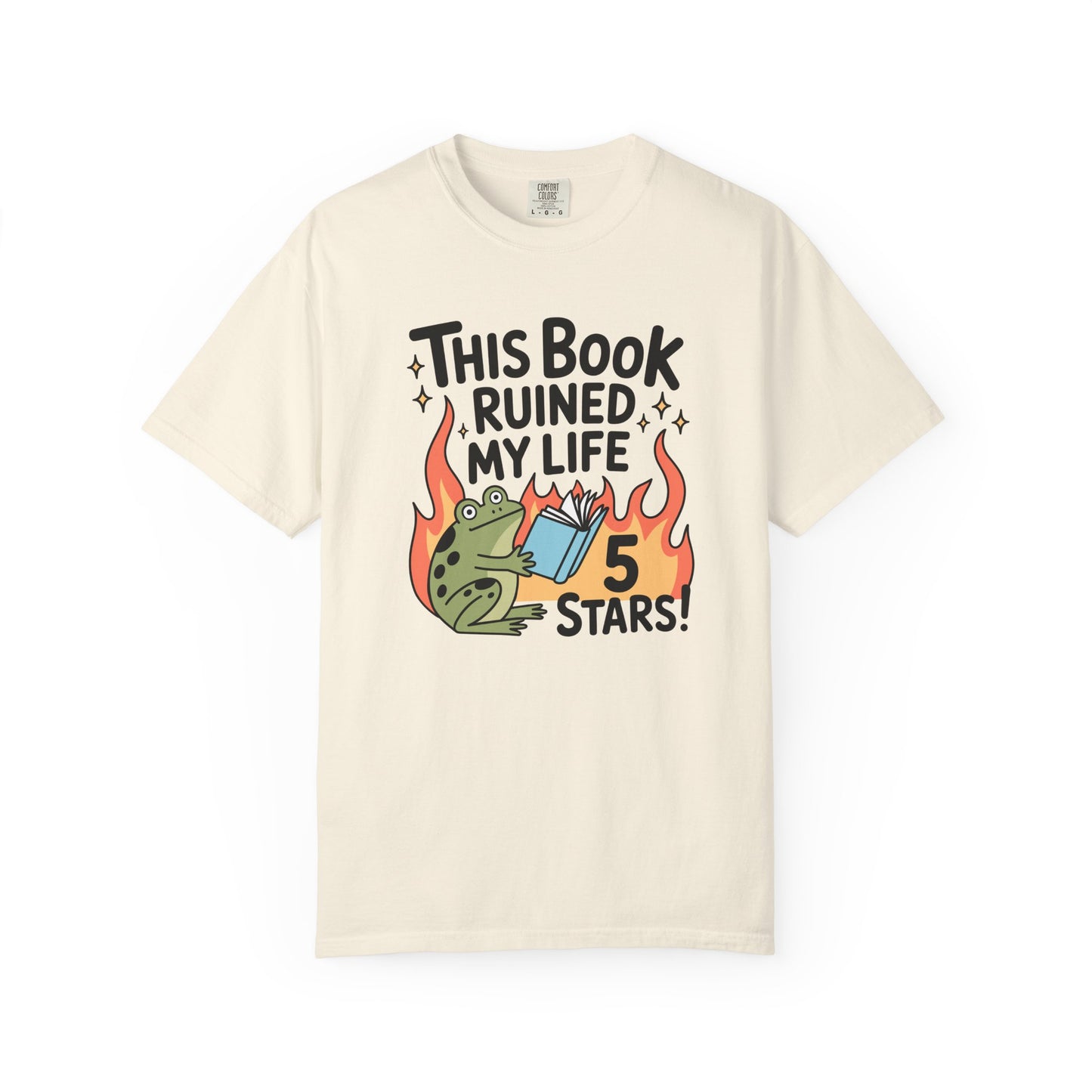Book Ruined My Life 5 Stars Comfort Colors T-shirt