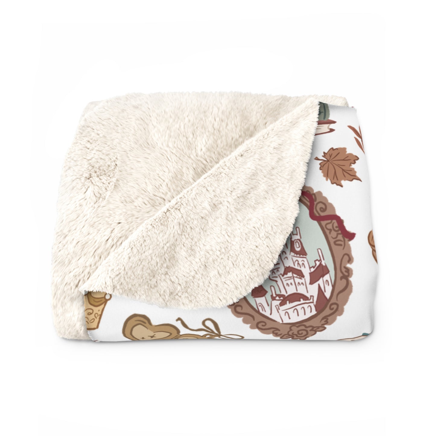 Tale as Old as Time Sherpa Fleece Blanket