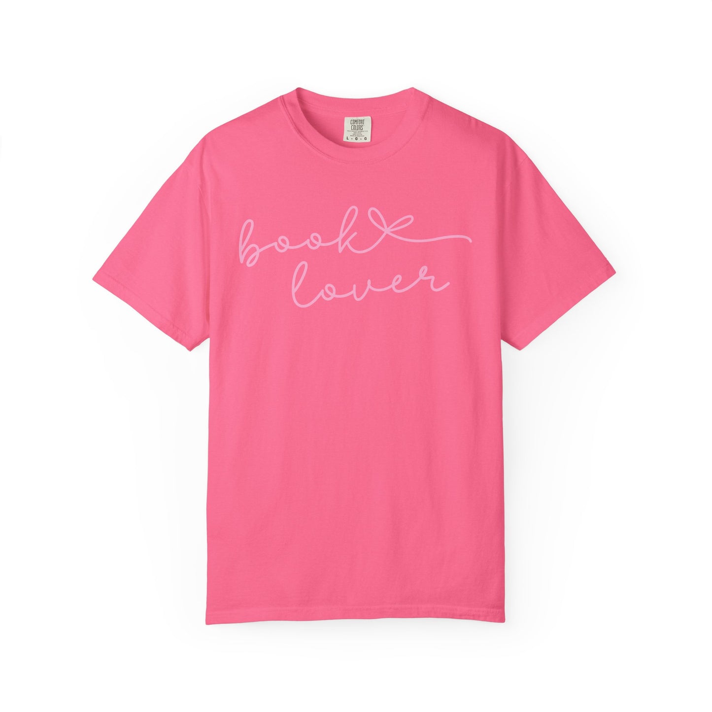 Book Lover Script Comfort Colors T-shirt