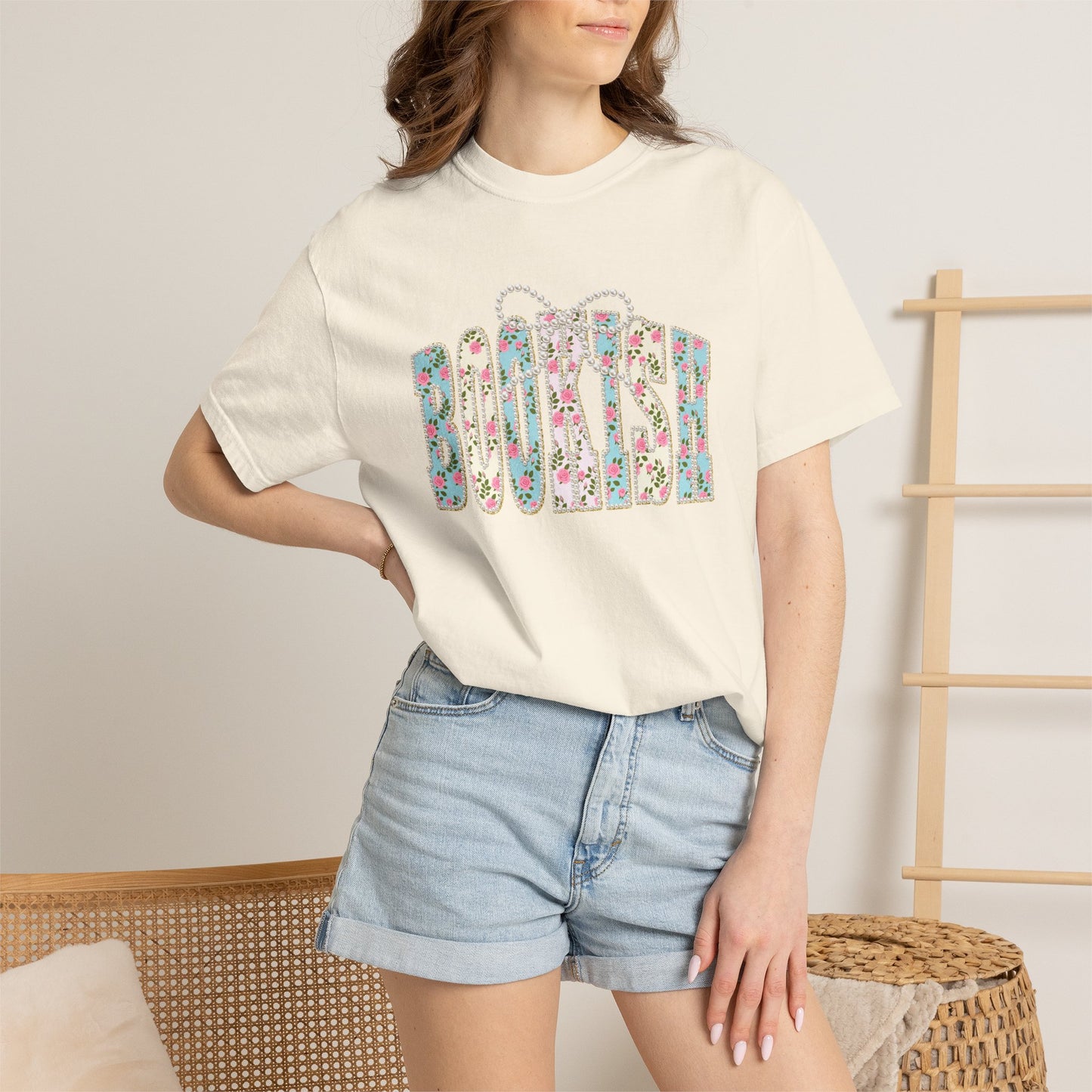 Bookish with Pearls T-shirt