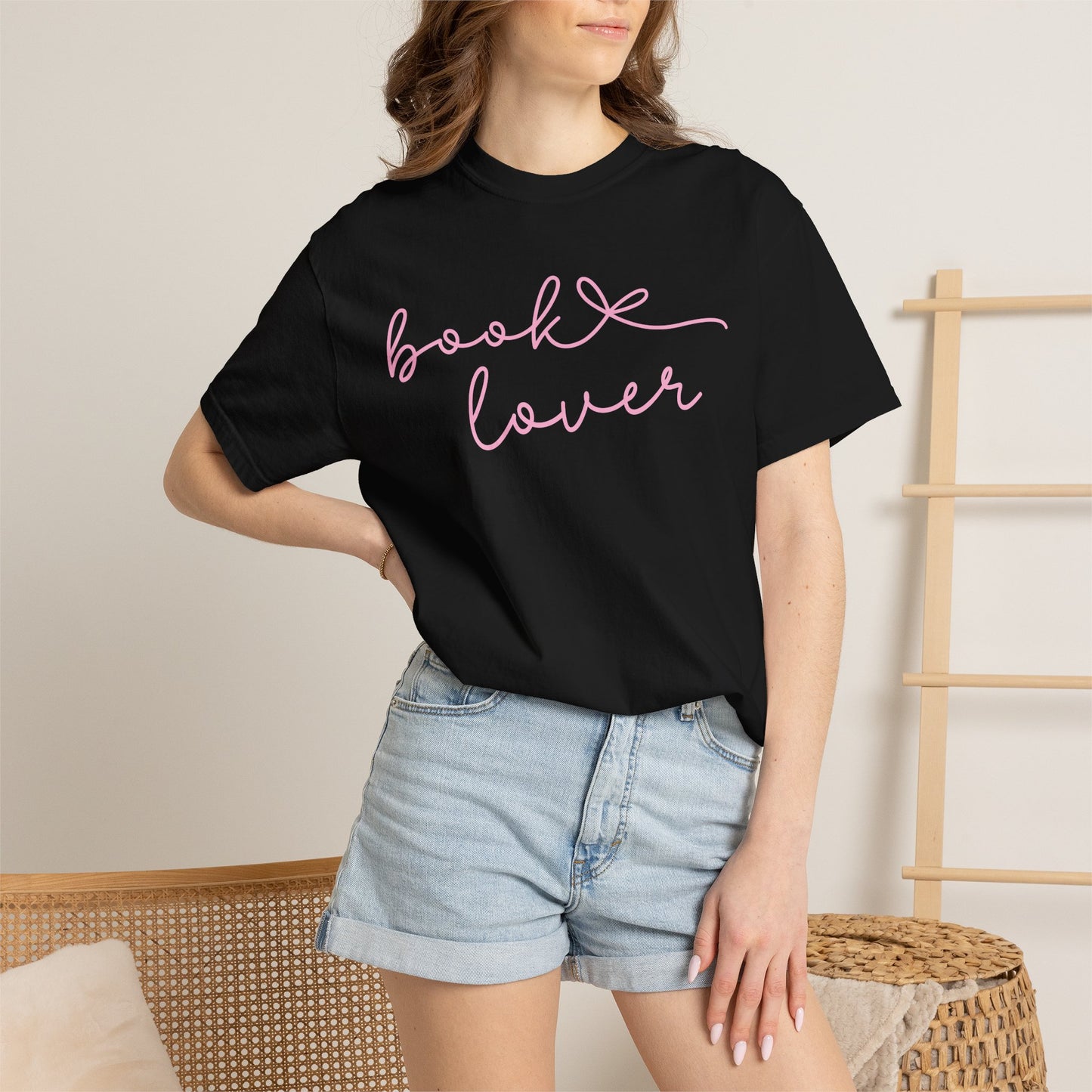 Book Lover Script Comfort Colors T-shirt