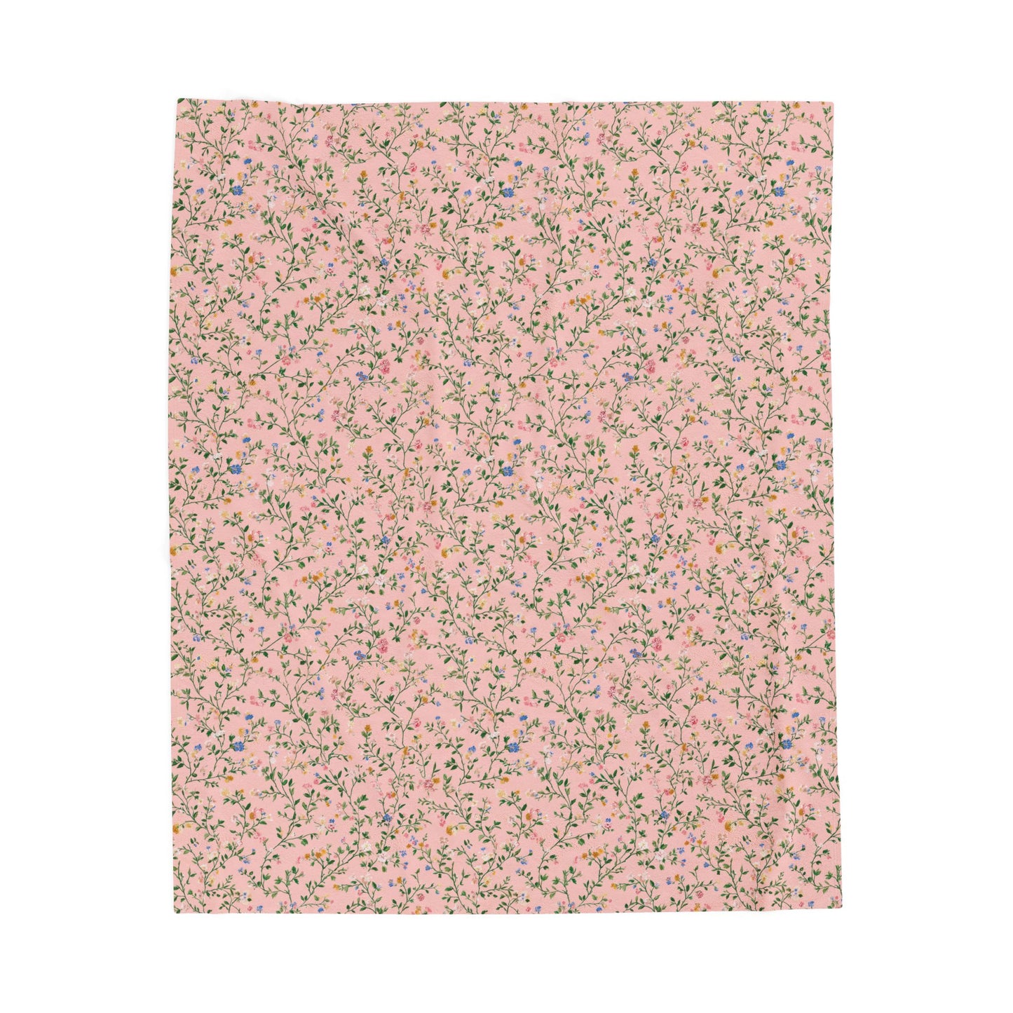 Cozy Mother's Day 2026 Floral Velveteen Plush Blanket