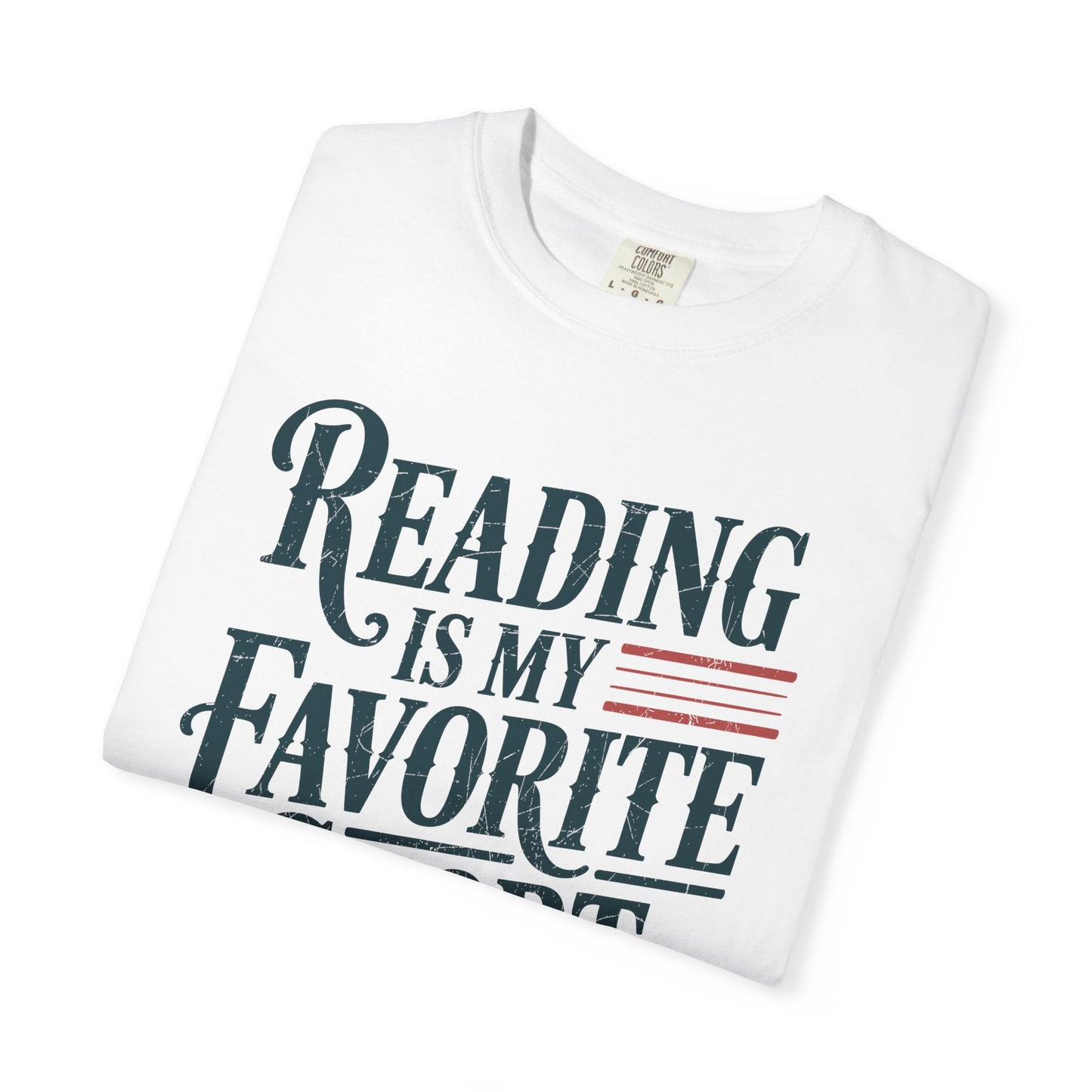 Reading is My Favorite Sport Comfort Colors T-shirt
