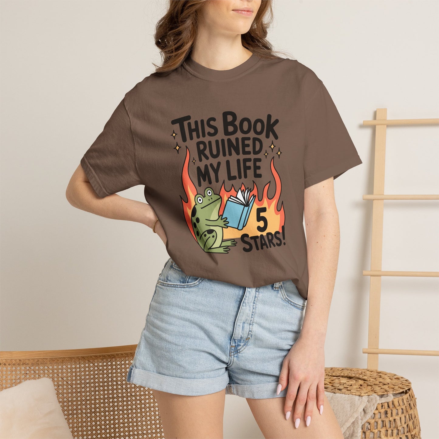 Book Ruined My Life 5 Stars Comfort Colors T-shirt