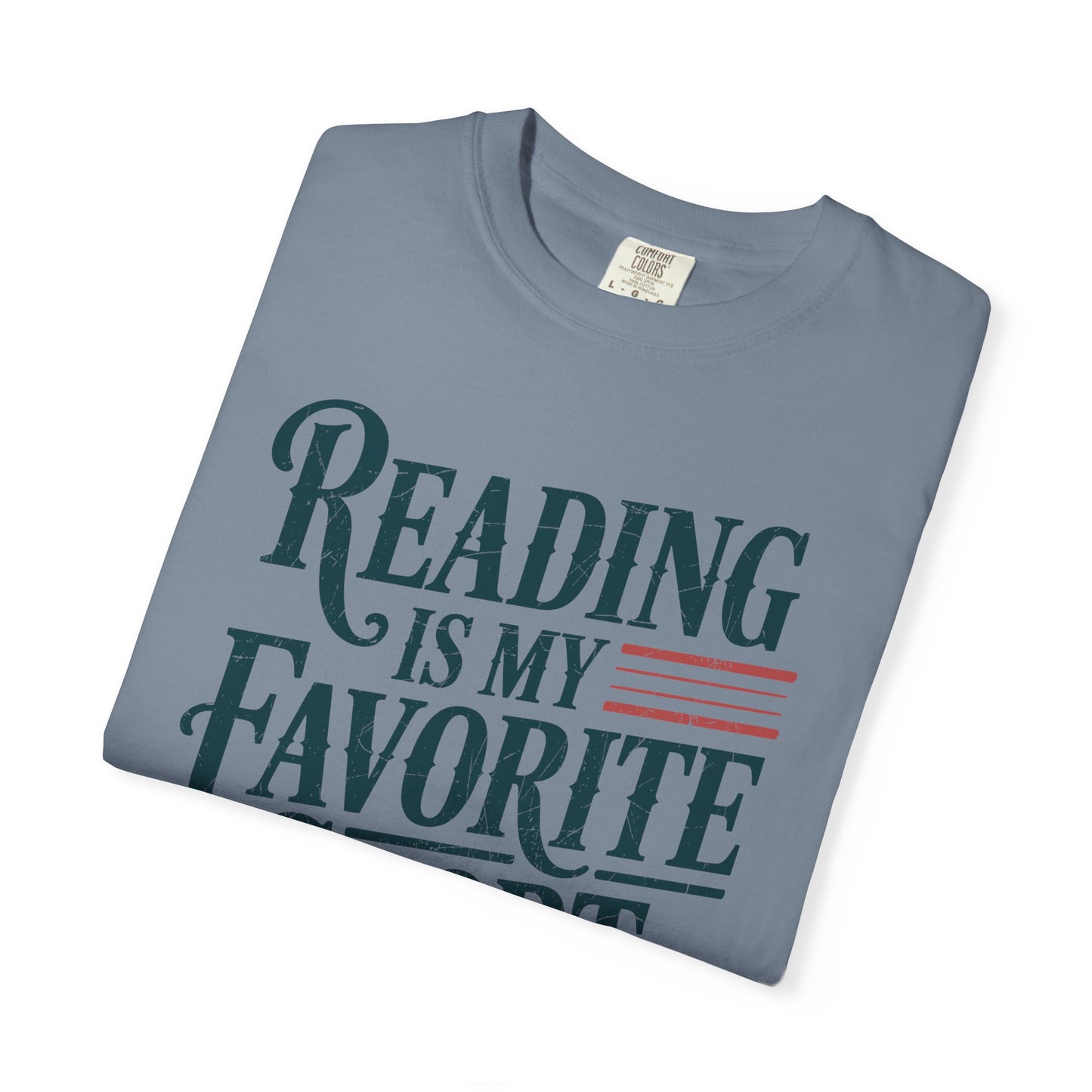 Reading is My Favorite Sport Comfort Colors T-shirt