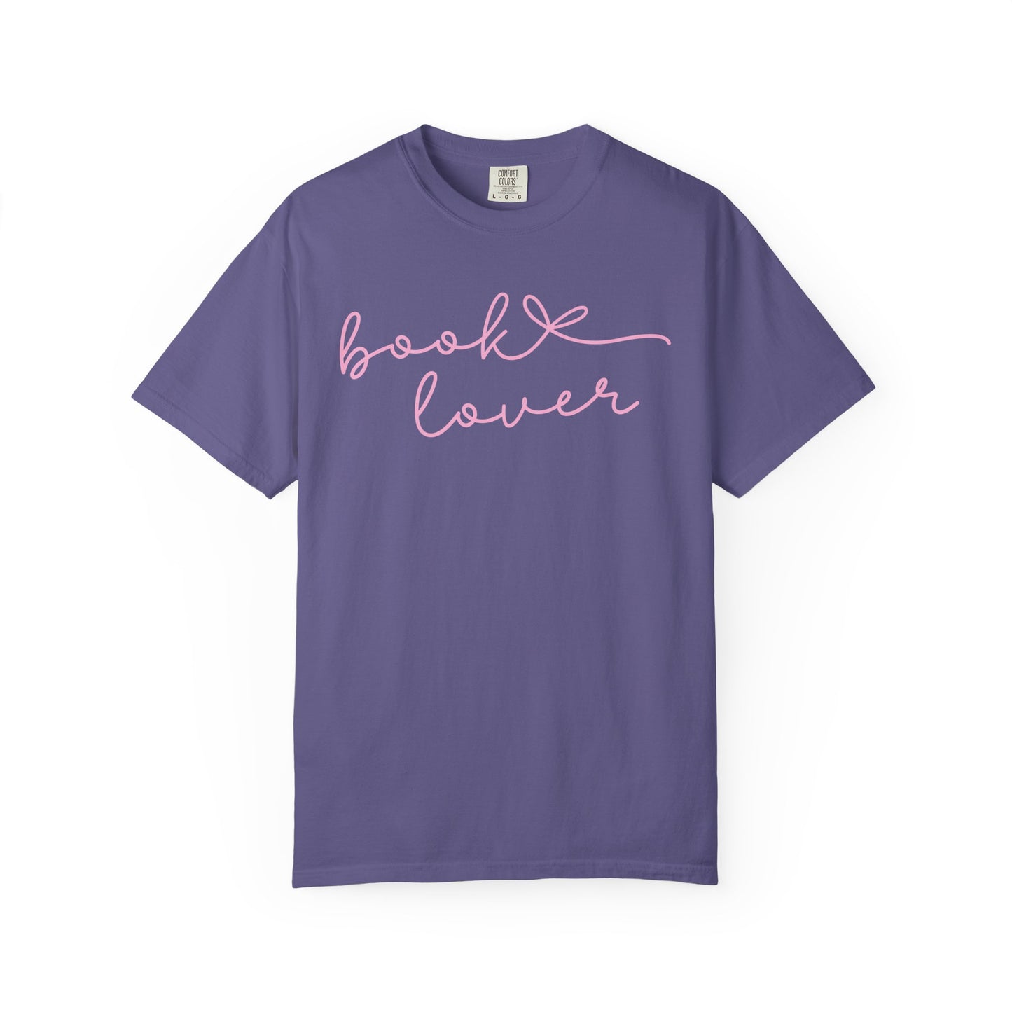Book Lover Script Comfort Colors T-shirt