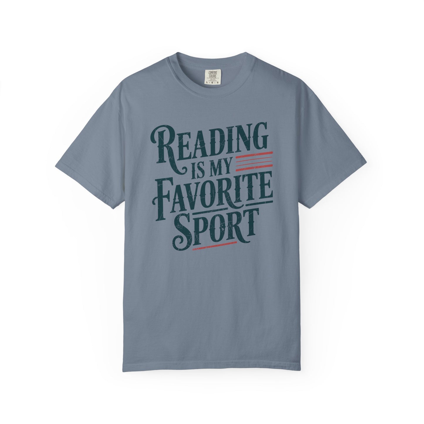 Reading is My Favorite Sport Comfort Colors T-shirt