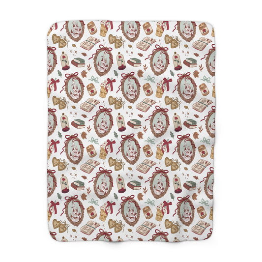 Tale as Old as Time Sherpa Fleece Blanket