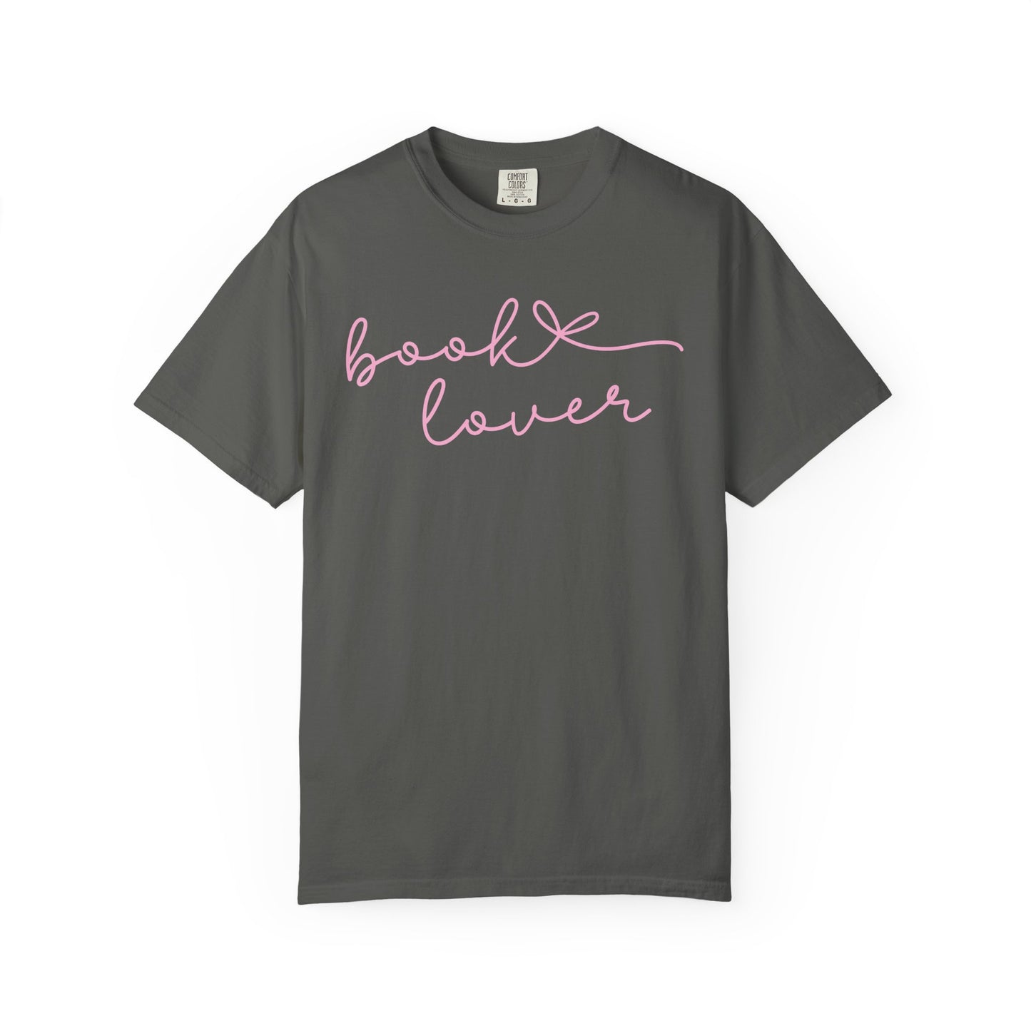 Book Lover Script Comfort Colors T-shirt