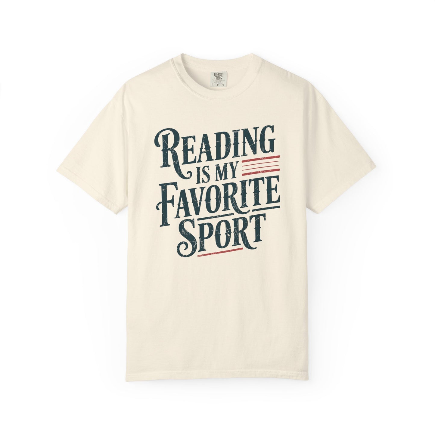 Reading is My Favorite Sport Comfort Colors T-shirt