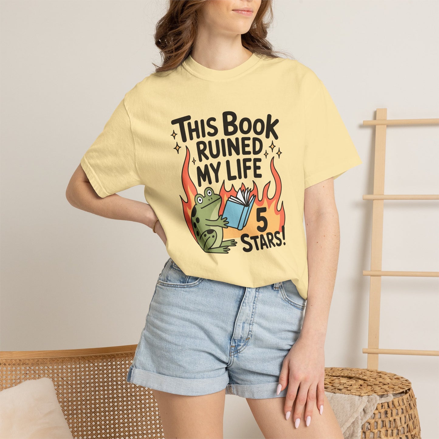 Book Ruined My Life 5 Stars Comfort Colors T-shirt