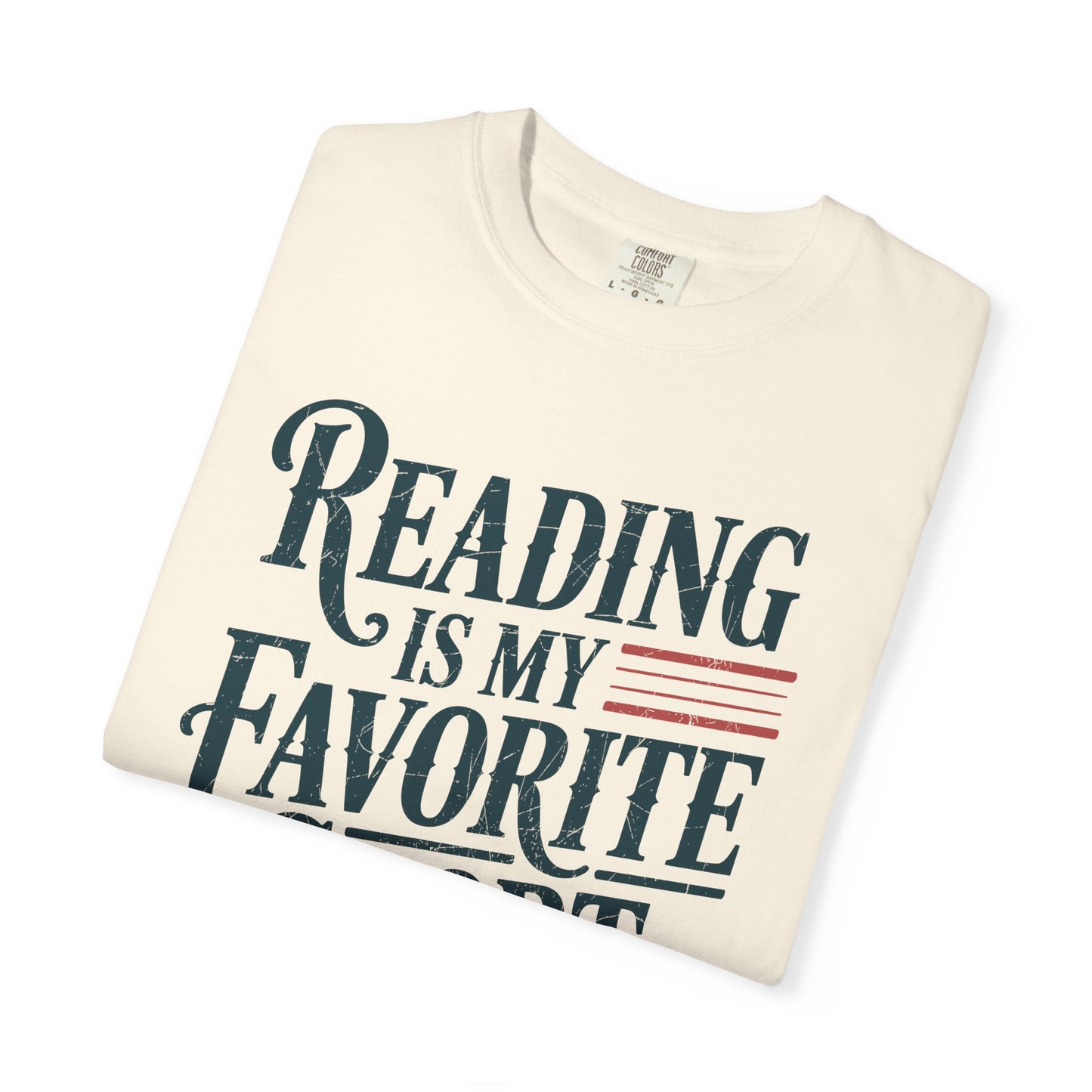 Reading is My Favorite Sport Comfort Colors T-shirt