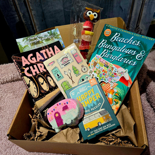 Camping & Cozies Mystery One-Time Book Box