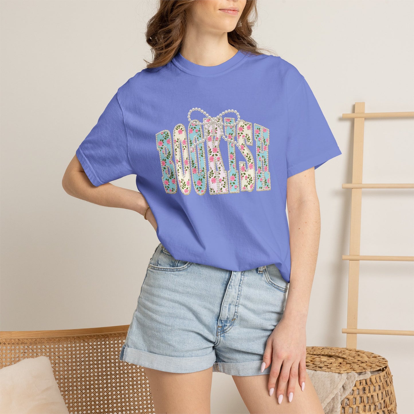 Bookish with Pearls T-shirt