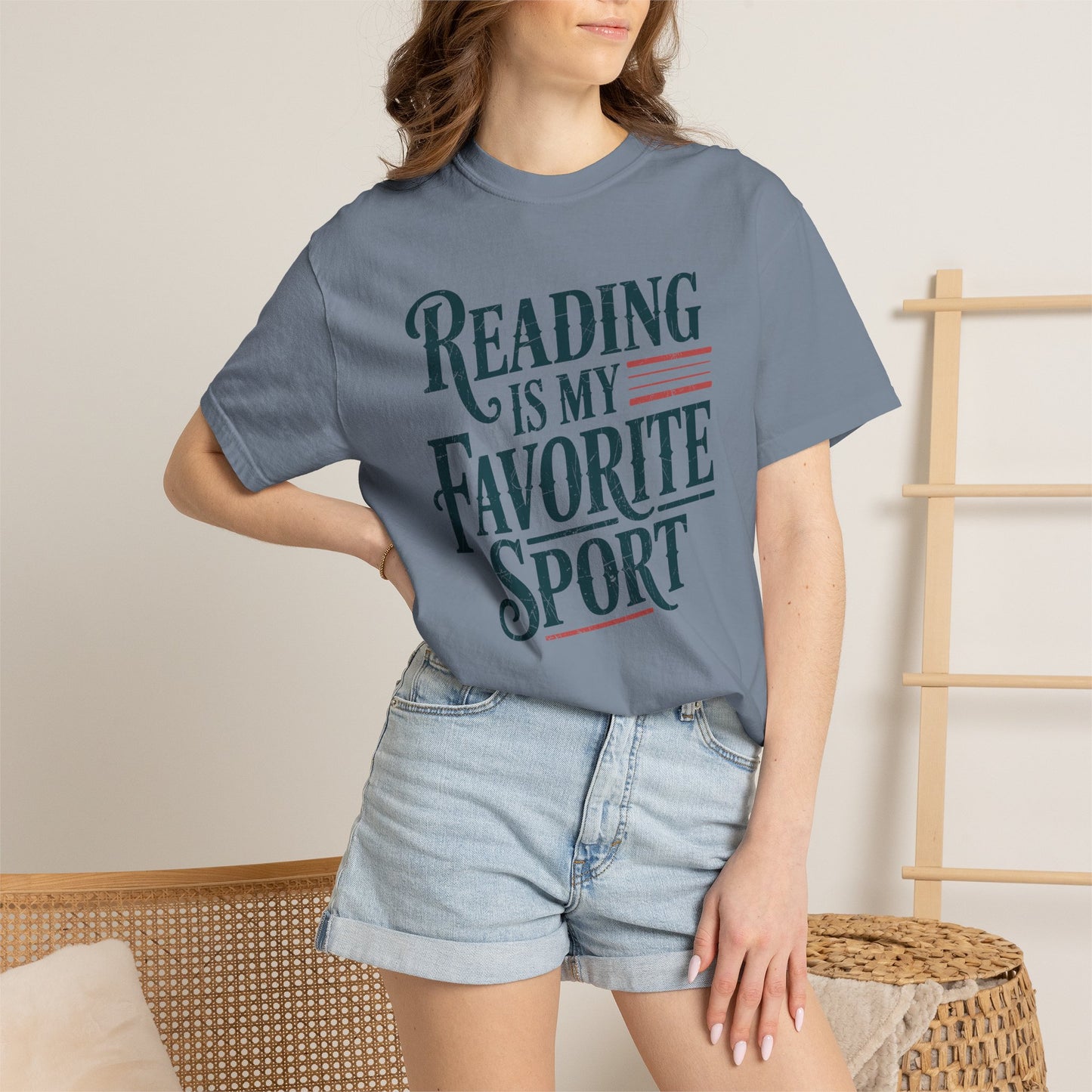 Reading is My Favorite Sport Comfort Colors T-shirt