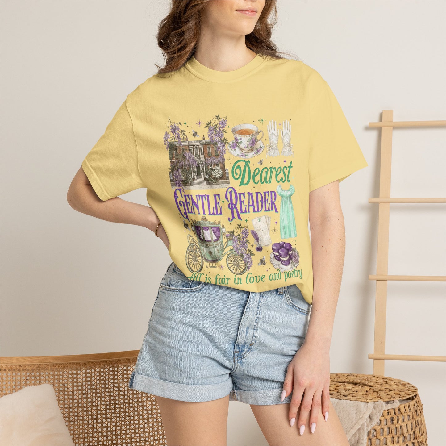 Dearest Gentle Reader Comfort Colors T-shirt
