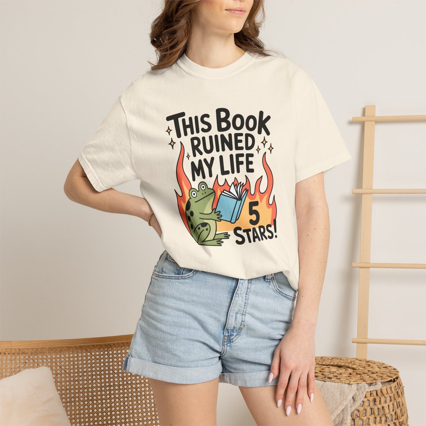 Book Ruined My Life 5 Stars Comfort Colors T-shirt