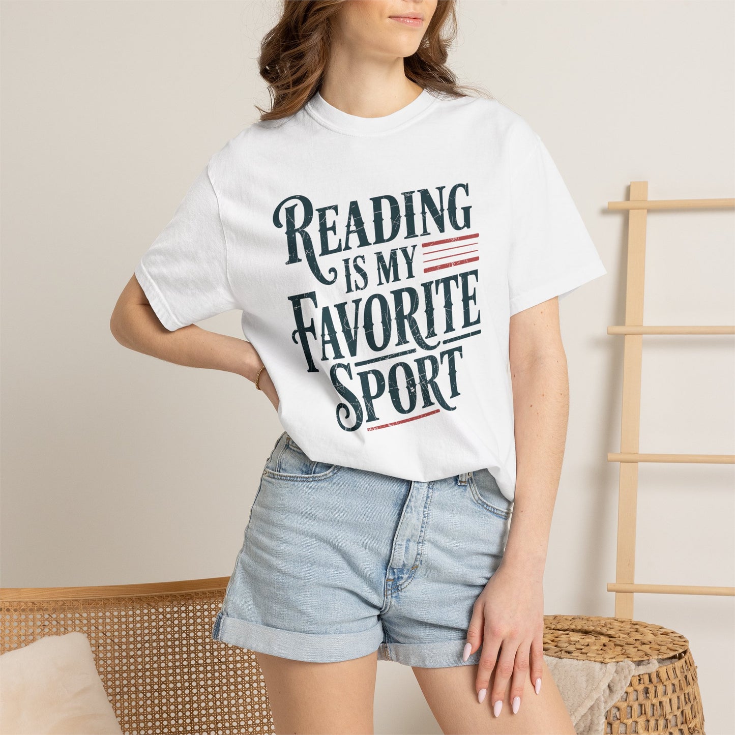 Reading is My Favorite Sport Comfort Colors T-shirt