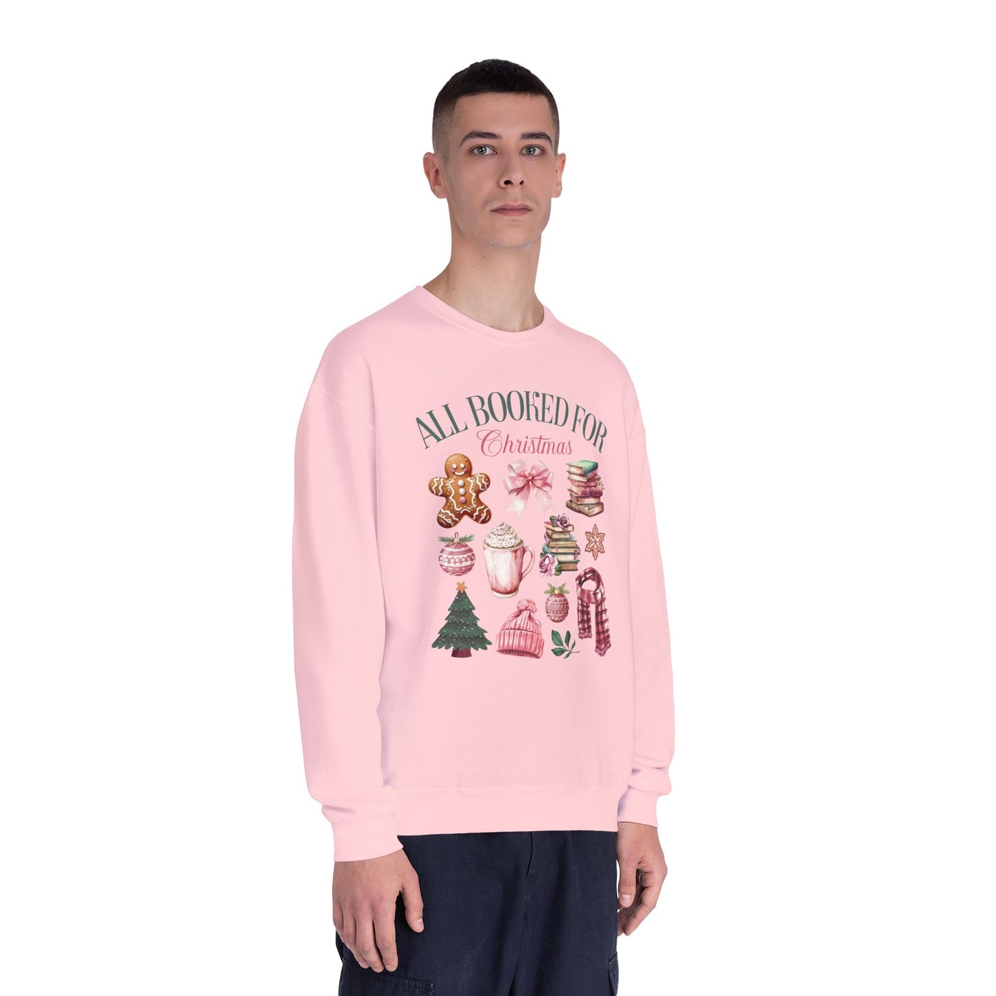 Jerzees All Booked Xmas Crewneck Sweatshirt