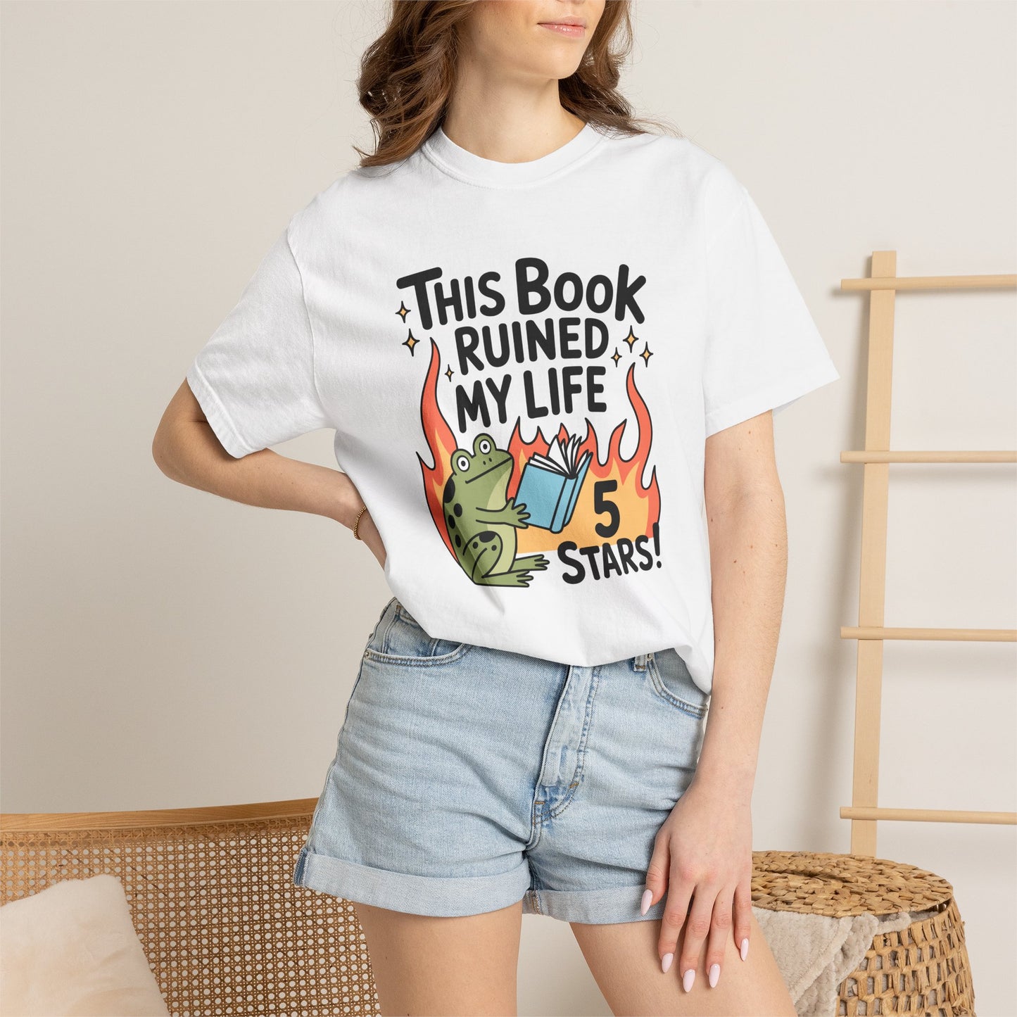 Book Ruined My Life 5 Stars Comfort Colors T-shirt