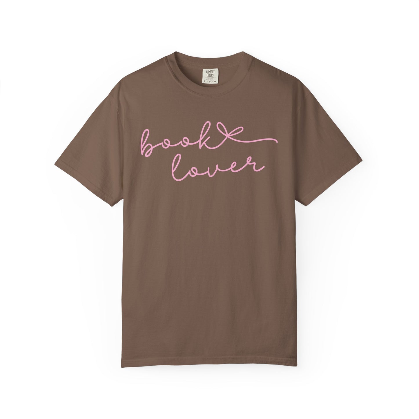 Book Lover Script Comfort Colors T-shirt