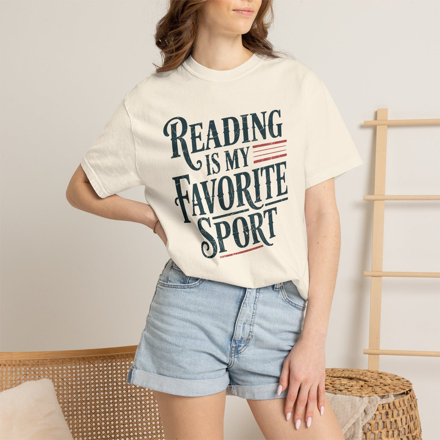 Reading is My Favorite Sport Comfort Colors T-shirt