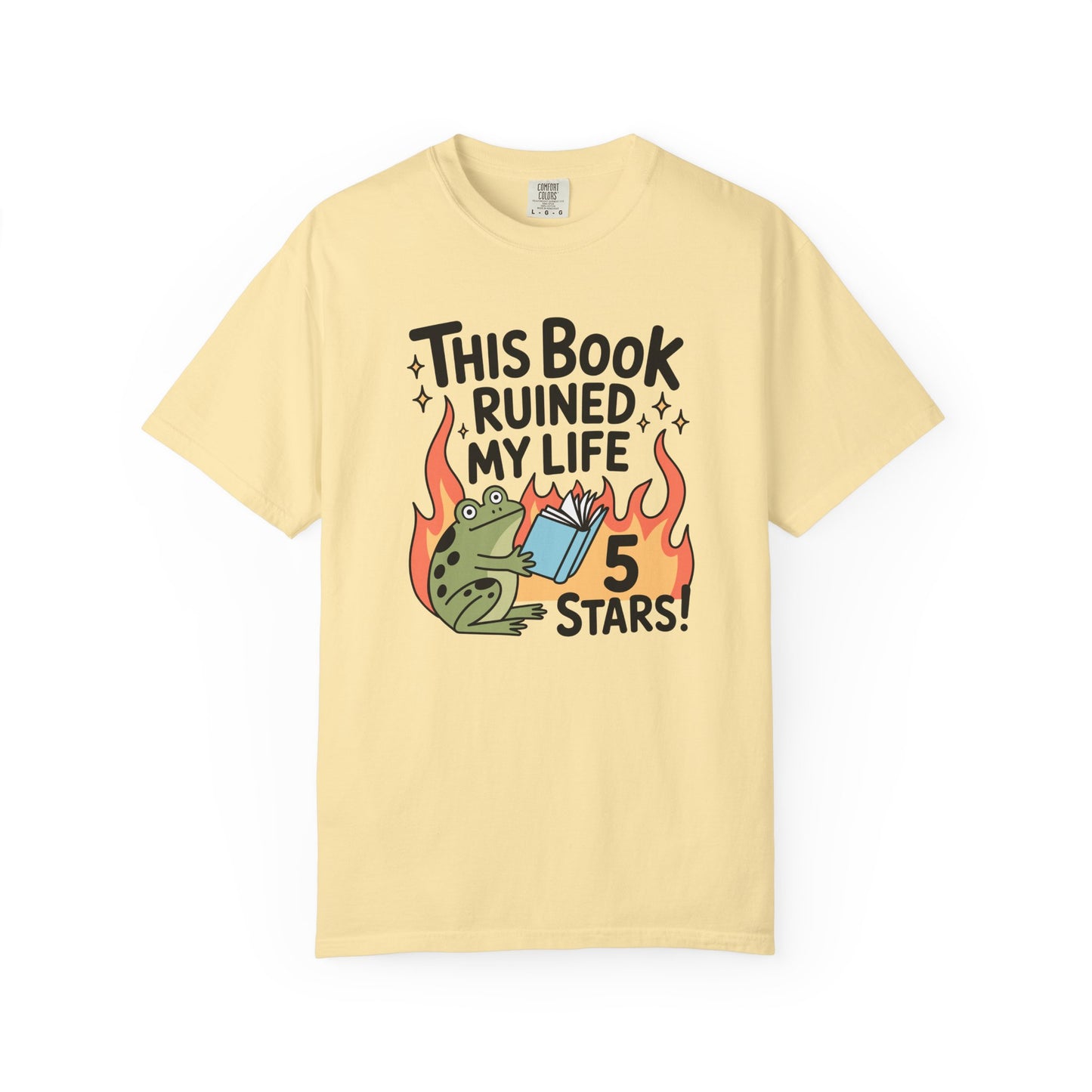 Book Ruined My Life 5 Stars Comfort Colors T-shirt