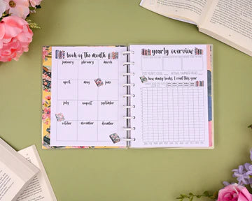 Beautiful Undated Reading Planner