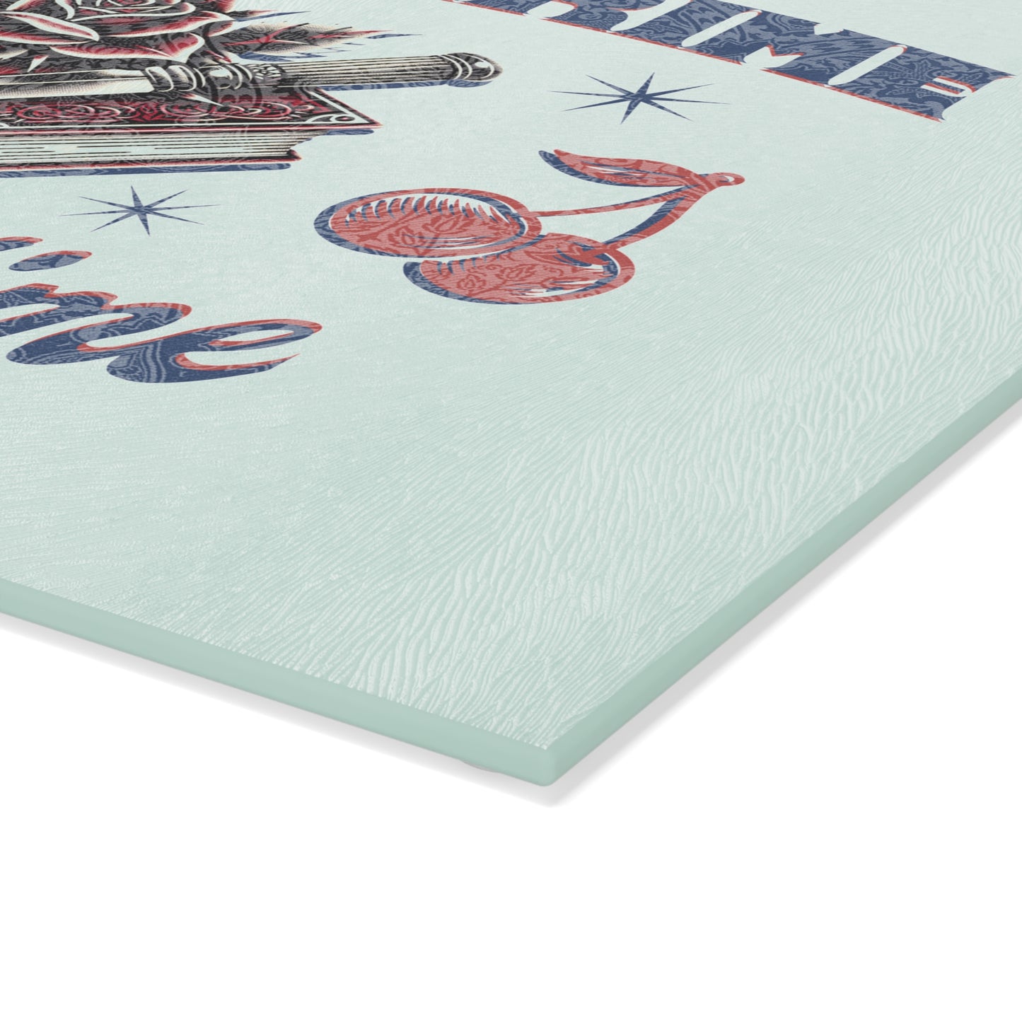 True Crime All the Time Glass Cutting Board