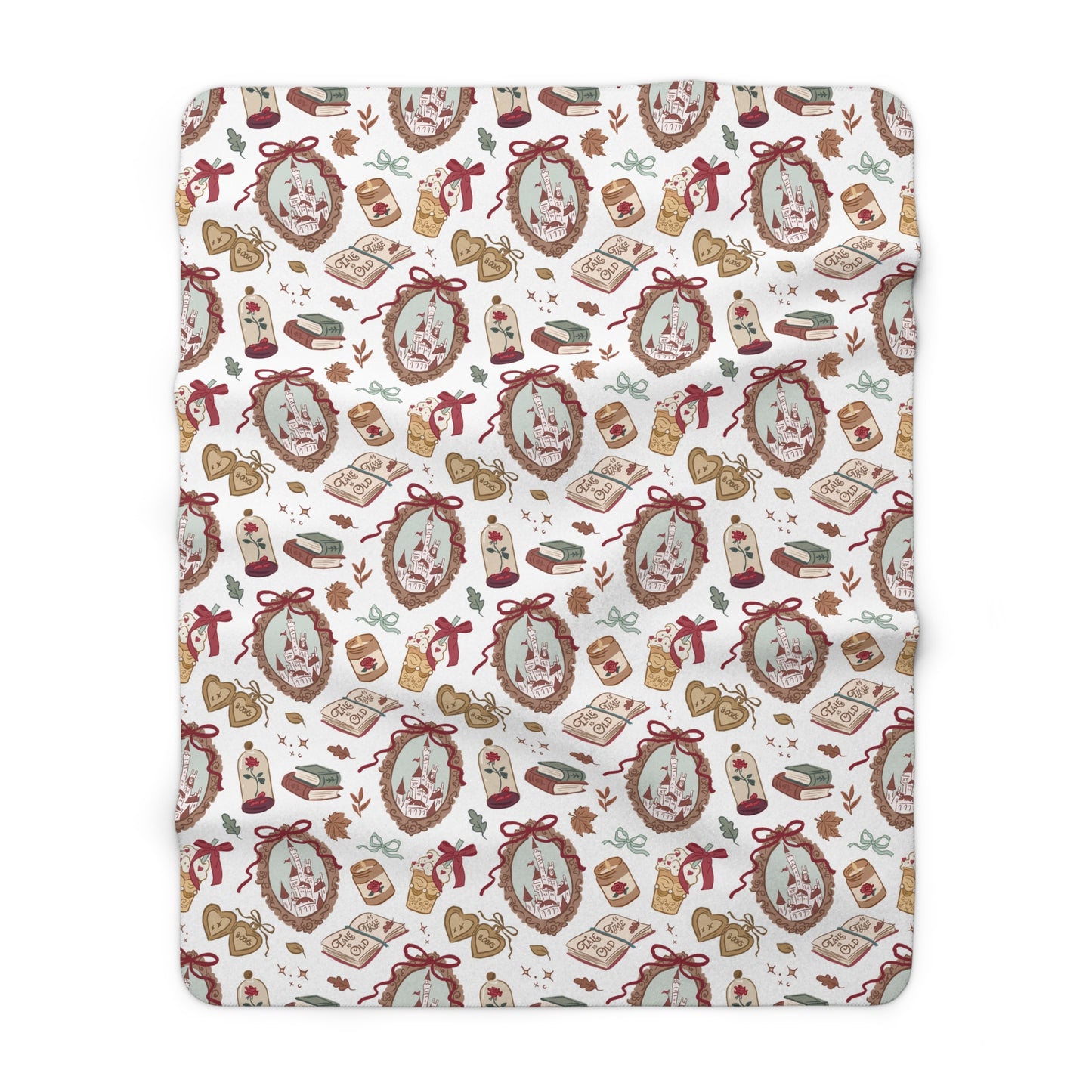Tale as Old as Time Sherpa Fleece Blanket