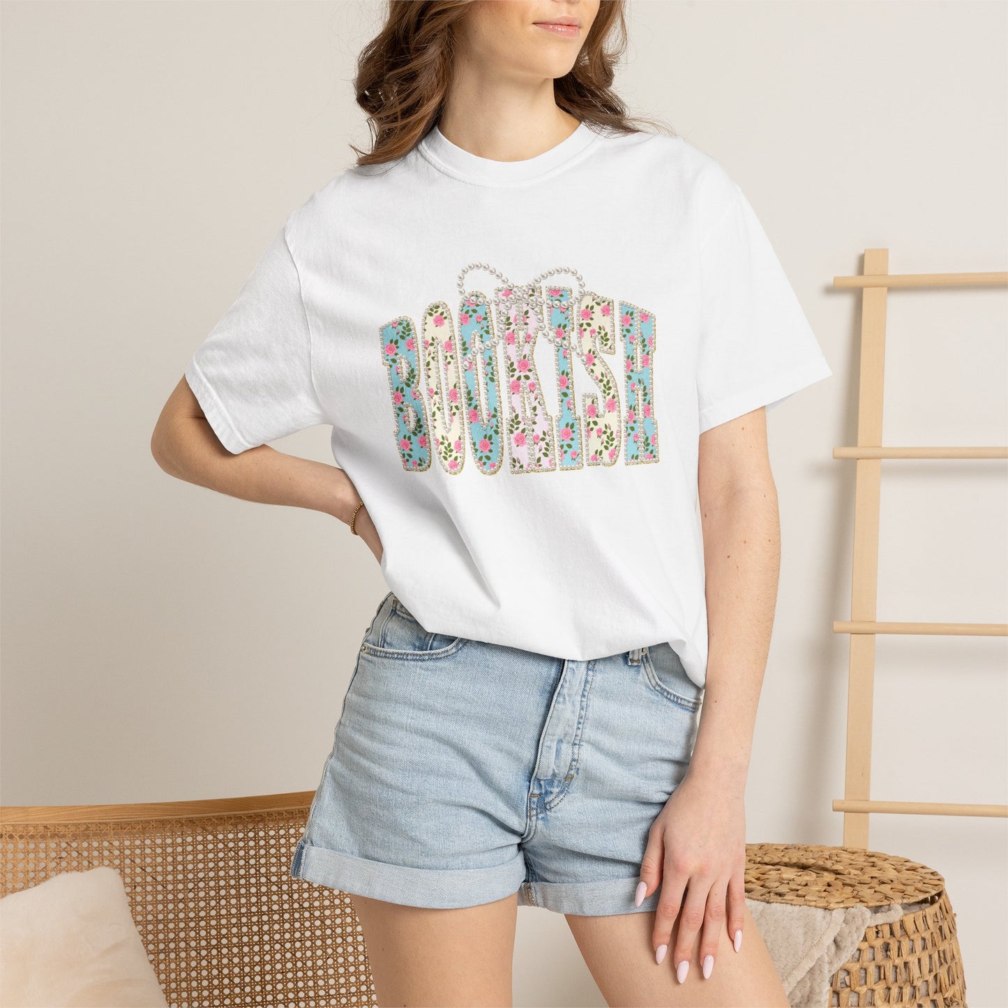 Bookish with Pearls T-shirt
