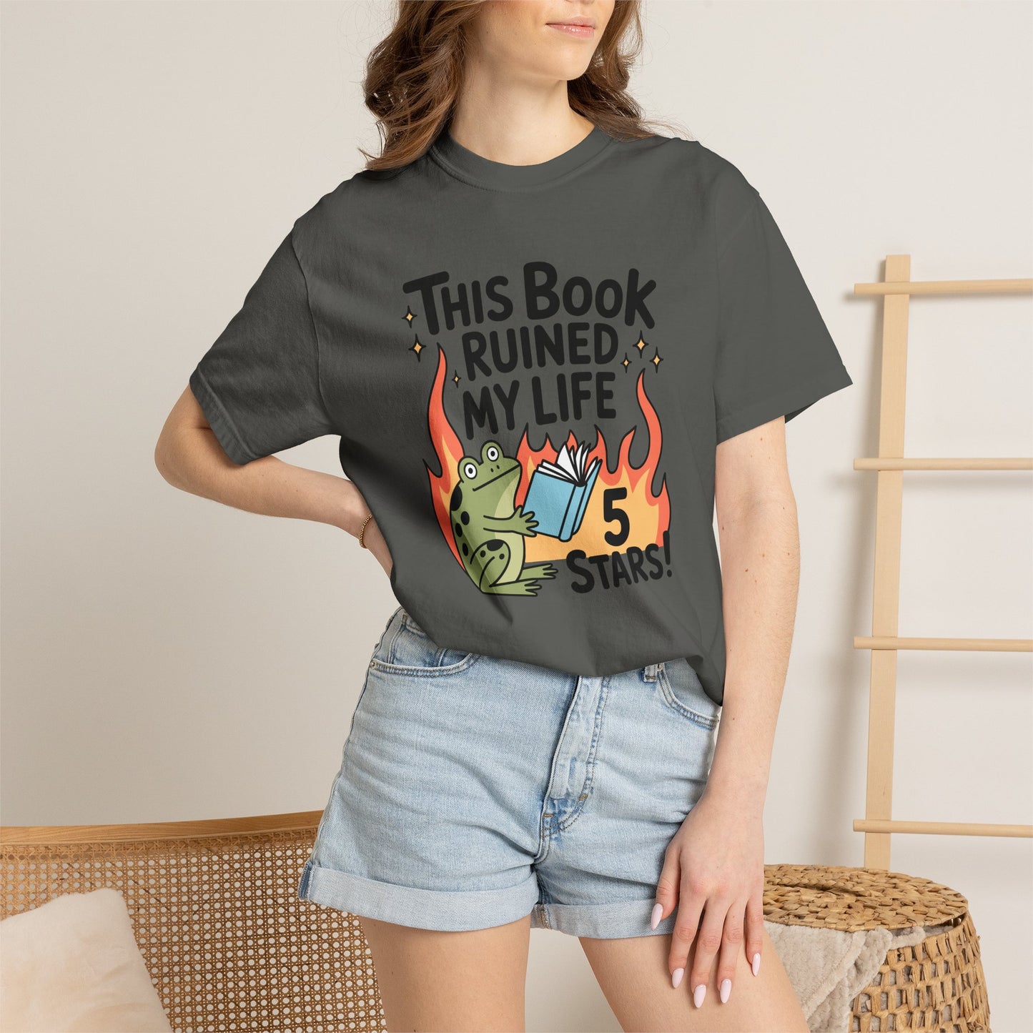 Book Ruined My Life 5 Stars Comfort Colors T-shirt