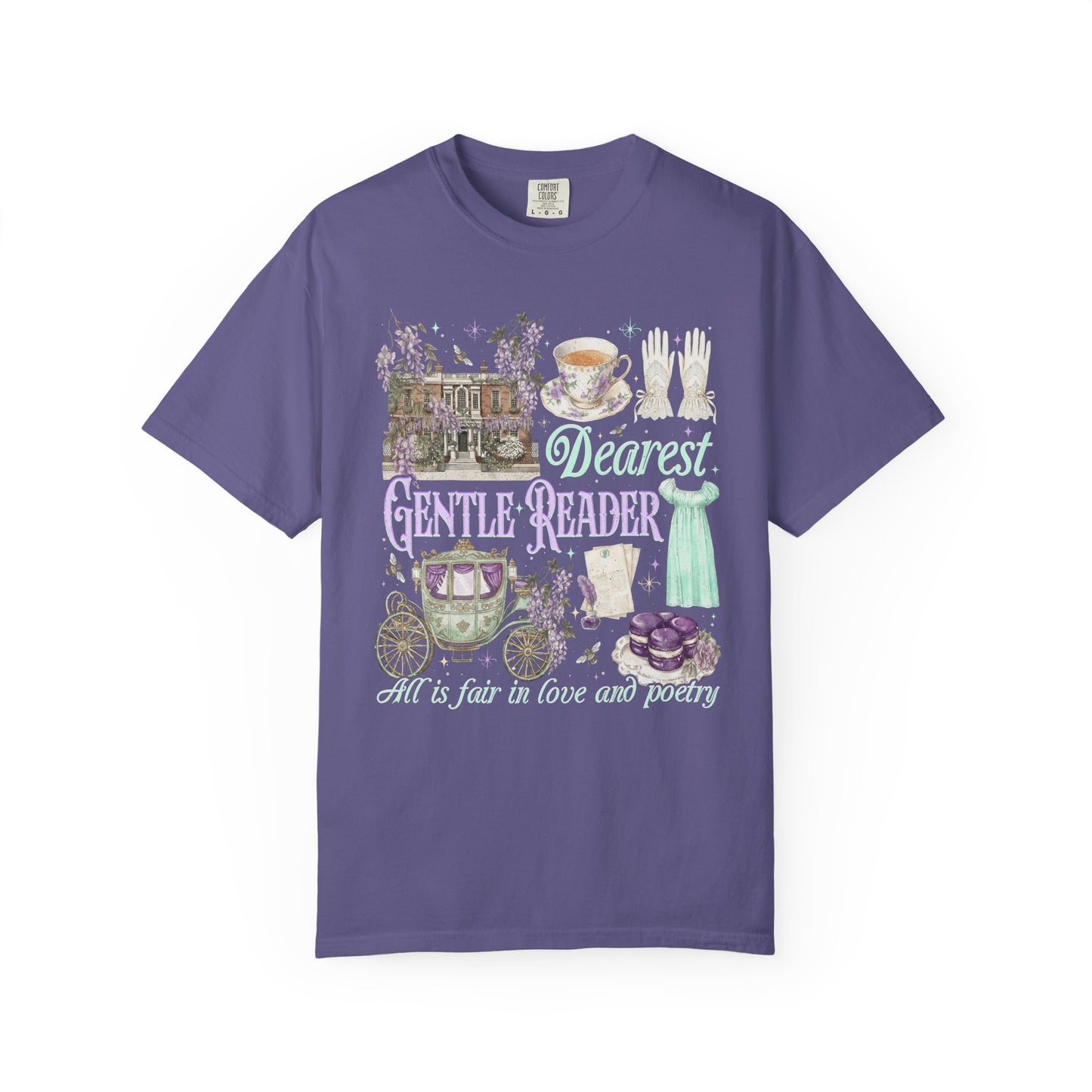 Dearest Gentle Reader Comfort Colors T-shirt
