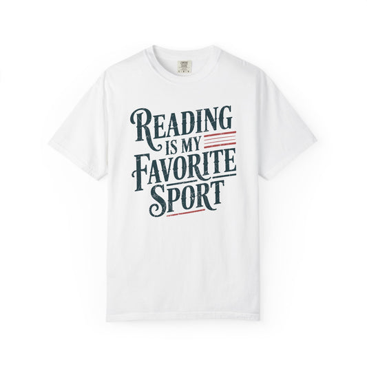 Reading is My Favorite Sport Comfort Colors T-shirt