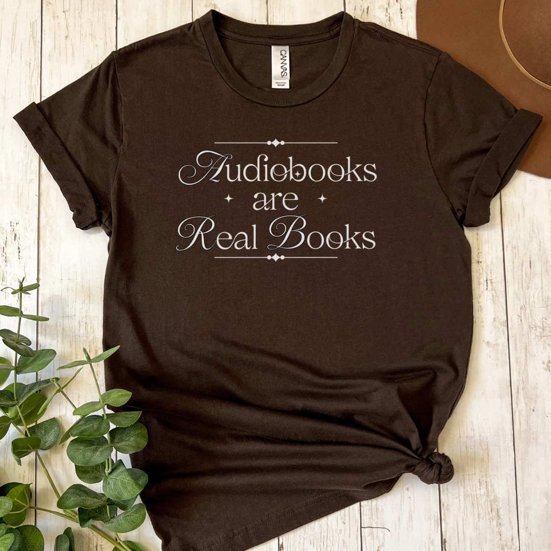 Audiobooks *are* Real Books Shirt