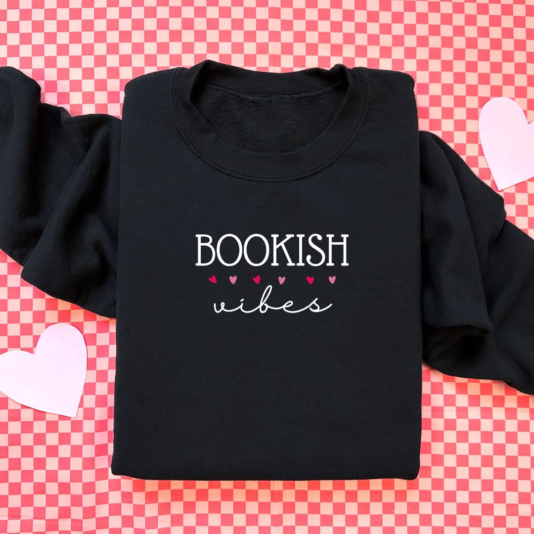 Bookish Vibes Crewneck Sweatshirt