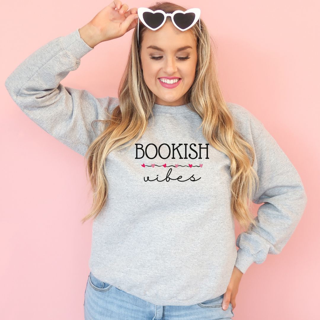 Bookish Vibes Crewneck Sweatshirt